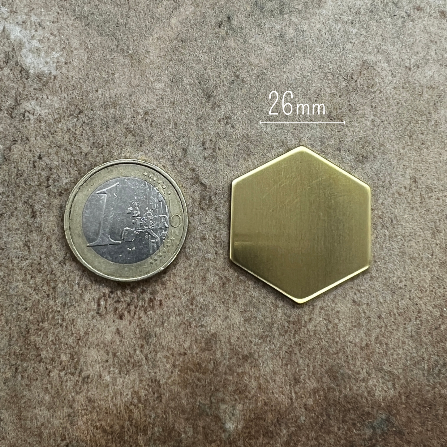Haustiermarke // Single Symbol // Farbe & Symbol wählbar // Hexagon 25mm