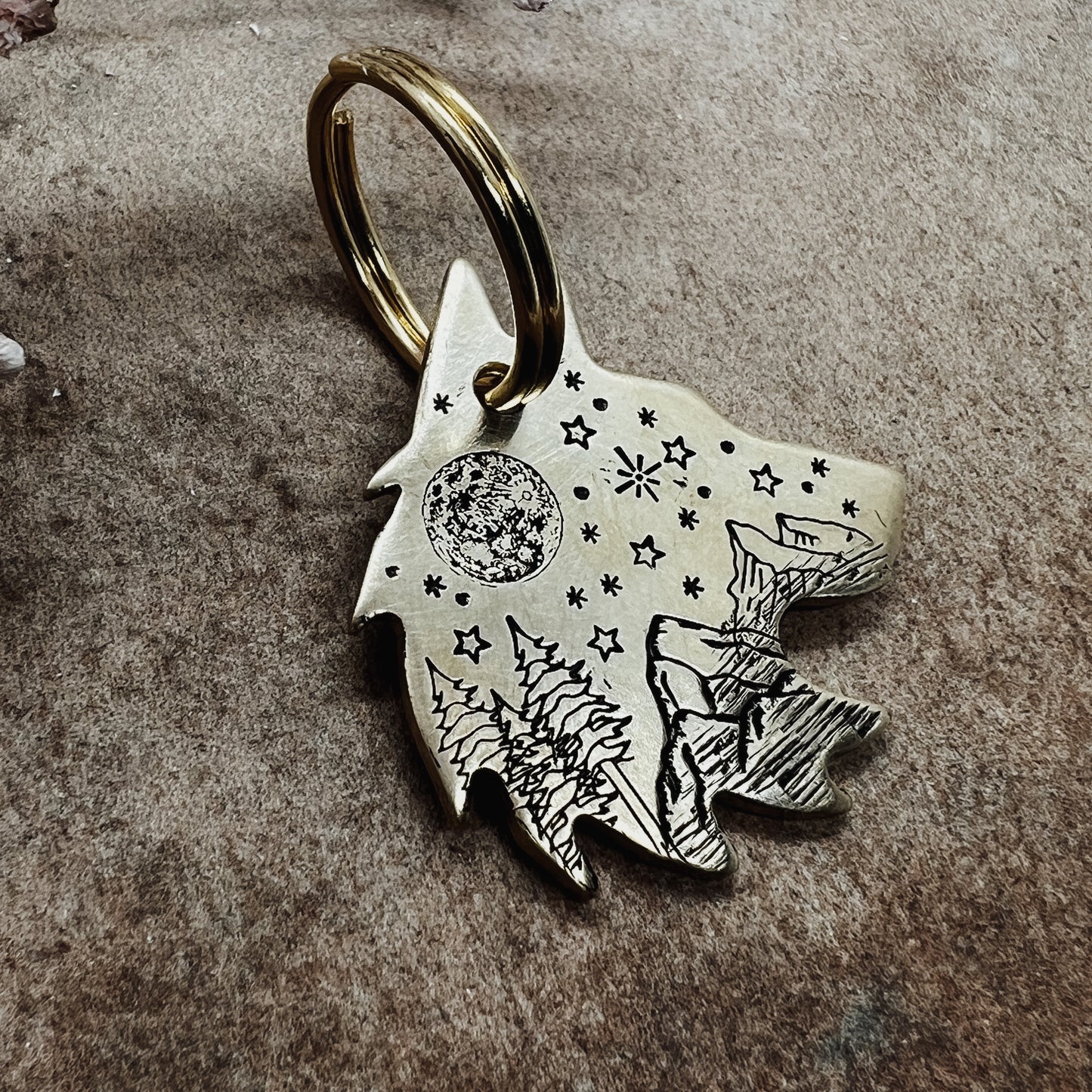 Motiv Haustiermarke // FULLMOON Wolf