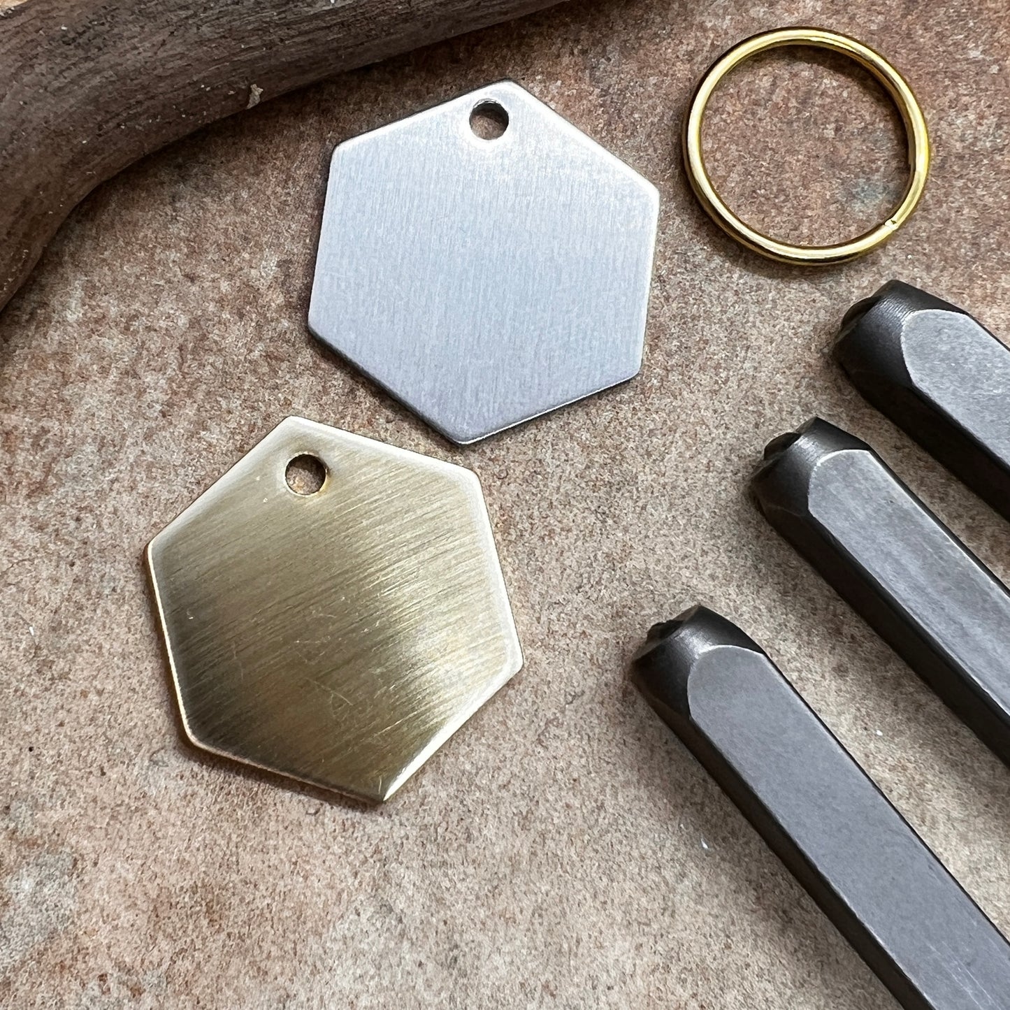 ELEMENTS Haustiermarke selbst gestalten • Hexagon 26mm