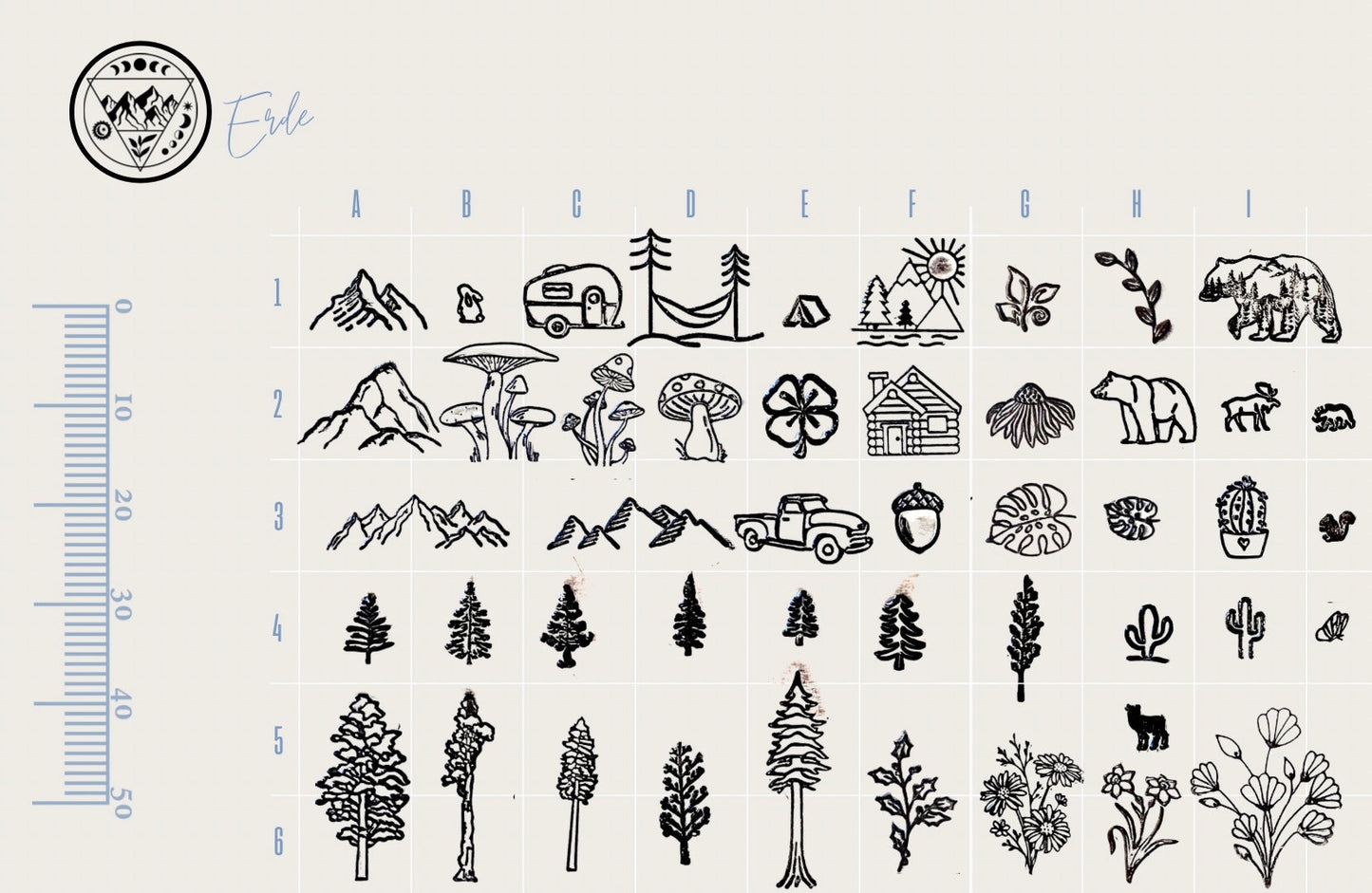 ELEMENTS Haustiermarke selbst gestalten • Berg