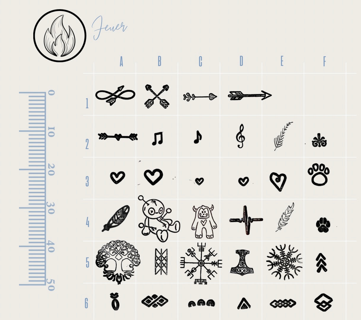 ELEMENTS Haustiermarke selbst gestalten • Blitz 22x38mm