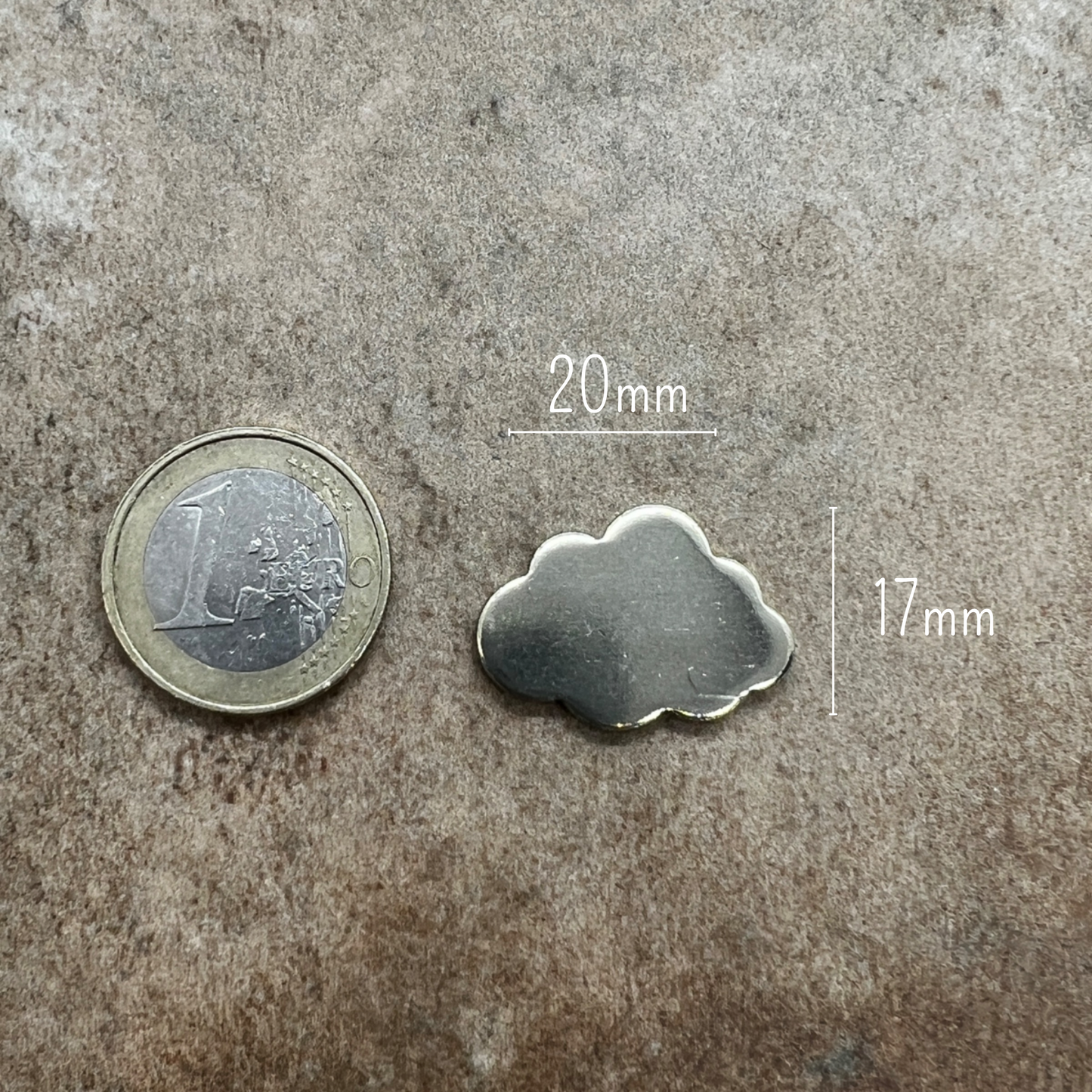 MOTIV Haustiermarke // Mini Wolke 20x17mm // HOLLY // verschiedene Farben