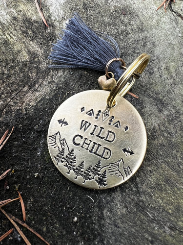 WOLFSGEWAND X NALION // Wild Child // Messing 32mm // auf Wunsch personalisiert