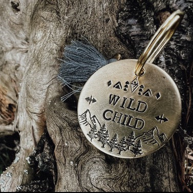 WOLFSGEWAND X NALION // Wild Child // Messing 32mm // auf Wunsch personalisiert