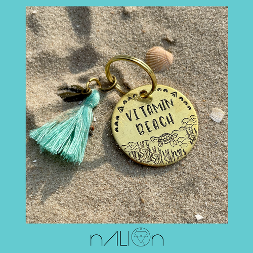 WOLKENWEIT X NALION // Vitamin Beach // Messing 32mm // auf Wunsch personalisiert