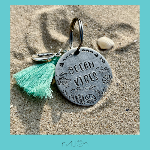 WOLKENWEIT X NALION // Ocean Vibes // Aluminium 30mm // auf Wunsch personalisiert