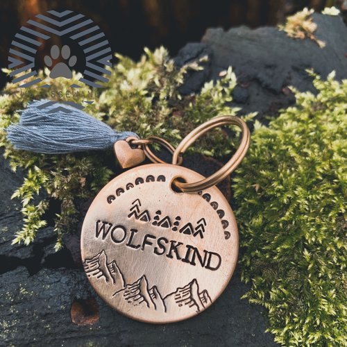 WOLFSGEWAND X NALION // Wolfskind // Messing 32mm // auf Wunsch personalisiert