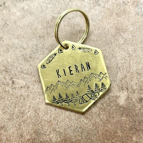 ELEMENTS design your own pet tag • Hexagon 32mm