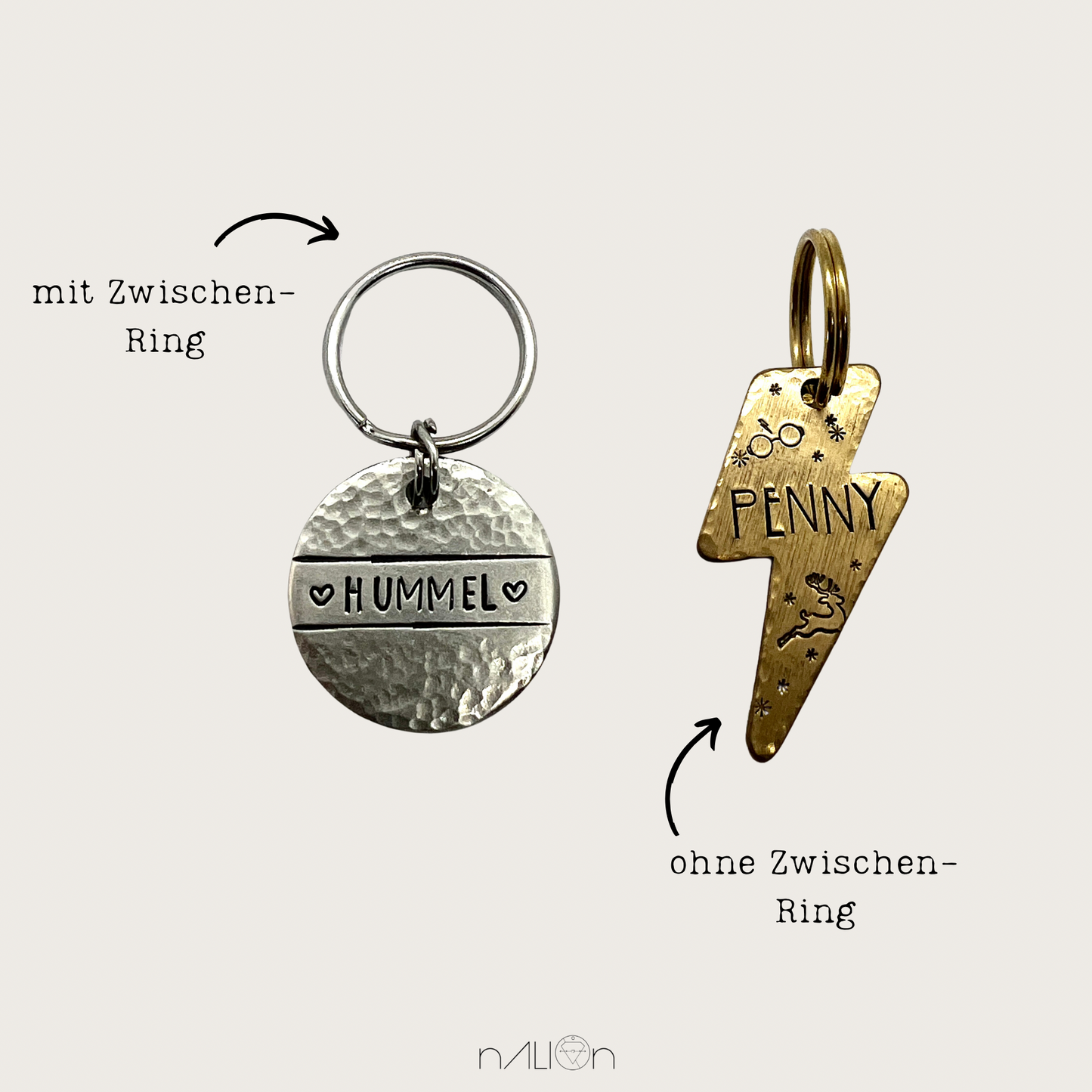MOTIV pet tag // Round 25mm WILLY // various colors
