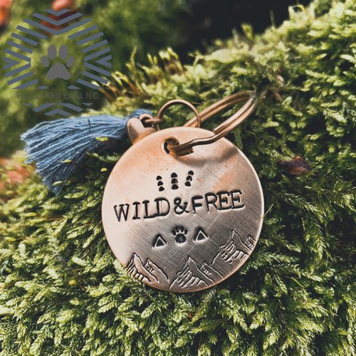 WOLF GOWN X NALION // Wild &amp; Free // Brass 32mm // personalized on request